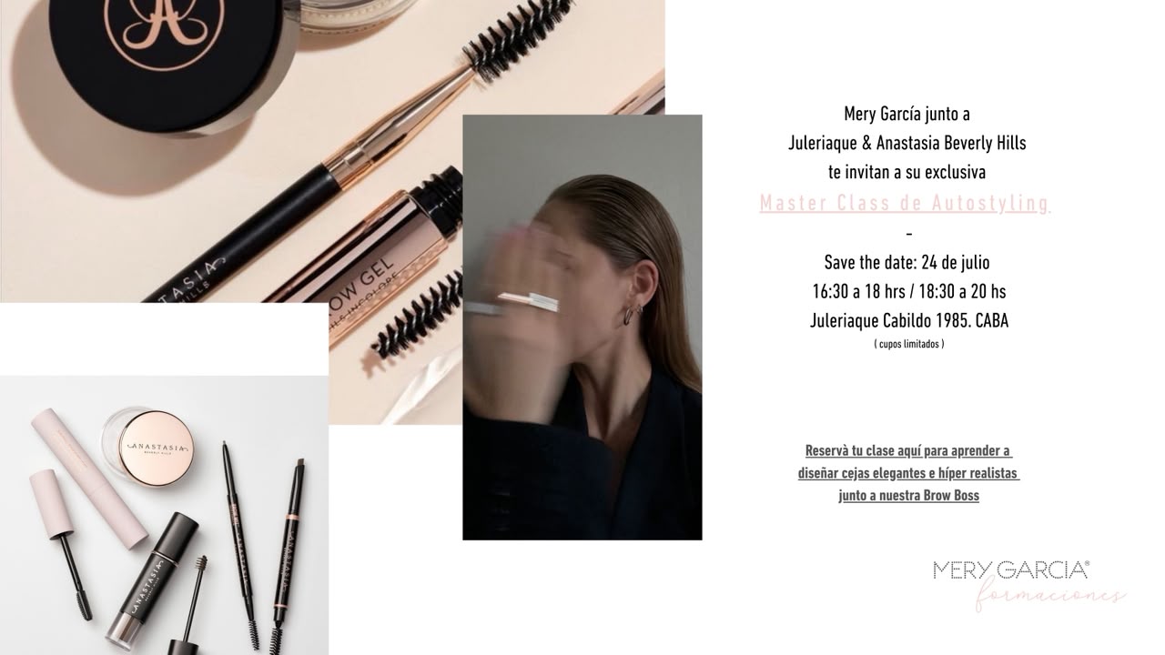 Invitación a la Master Class de Autostyling de Mery García
